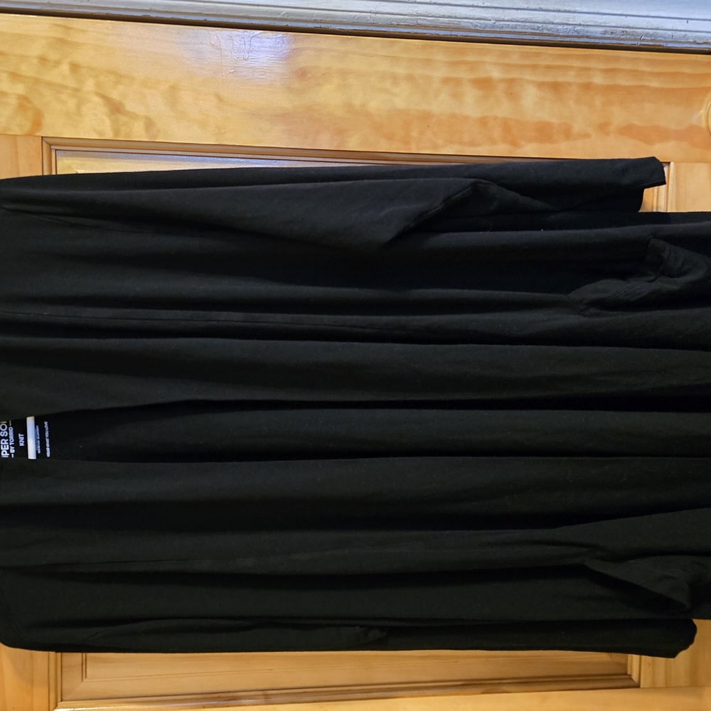 Torrid Size 3 Black Open Cardigan